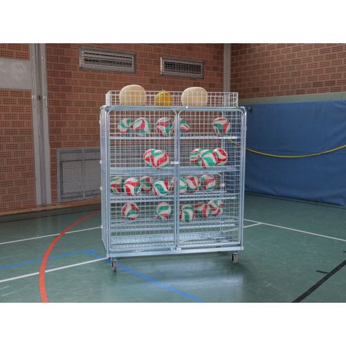 Shelf trolley with basket attachment ADB 1500
