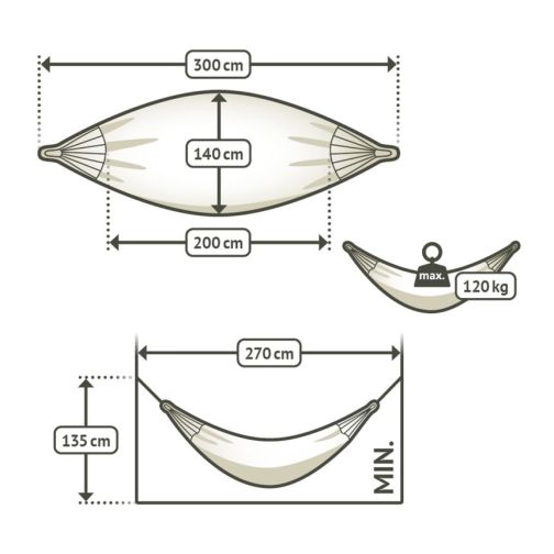 LA SIESTA® Single Hammock Brisa