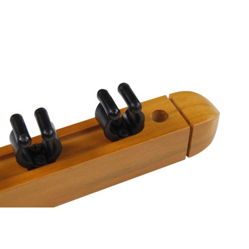 Wall mount for 6 billiard cues.