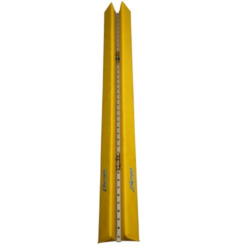 Safety wall bumper (protective padding for wall-mounted game rail)