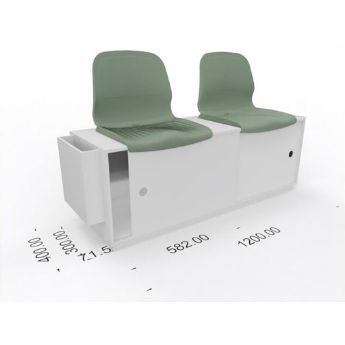 2-Seater Padel Bench