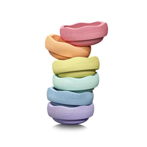 Stapelstein® Original Rainbow Pastel, 6-piece set