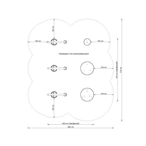 PLAYPARC® Target Throwing Station Single