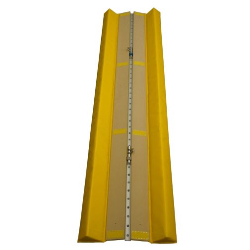 Safety wall bumper (protective padding for wall-mounted game rail)