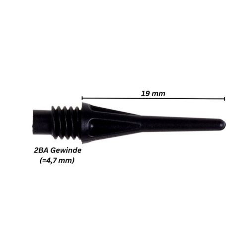Karella® Darts Tips Pro-Tip 2BA, 100 pieces