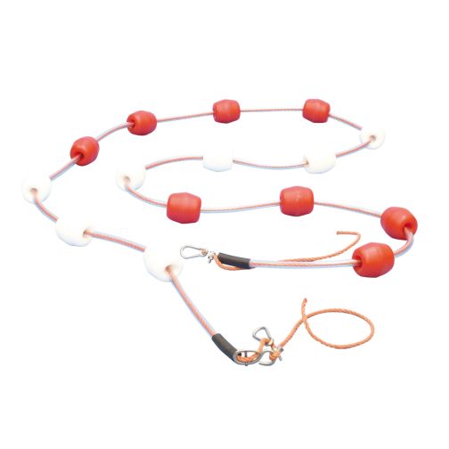 End fittings for custom swimming ropes