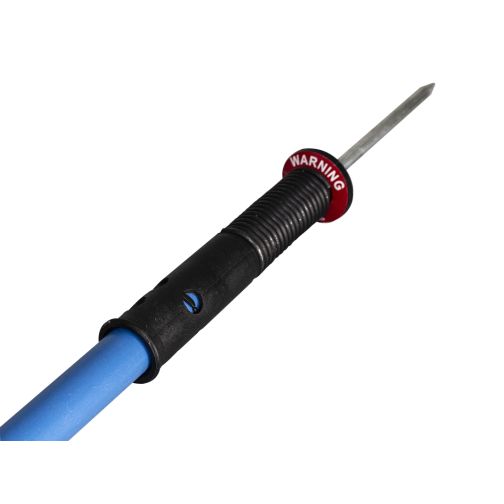 Steel pin adapter with spring for poles 25 mm Ø