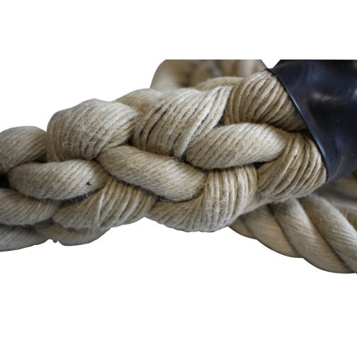 Climbing rope with loop