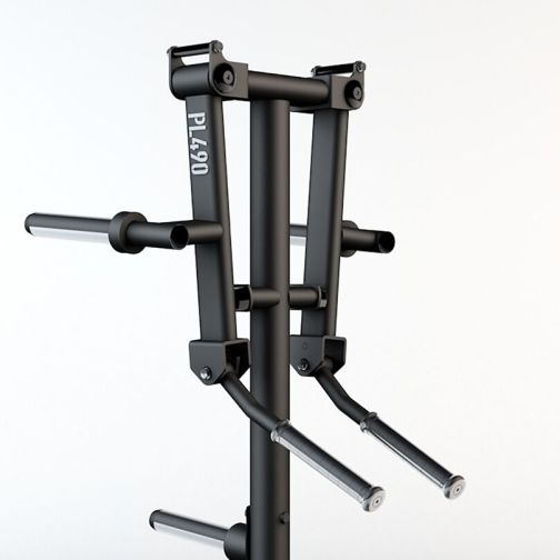 BH Fitness® Plate Loaded Side Raise Machine, standing