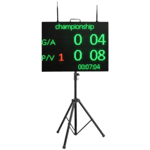Display device SCORLI including tripod