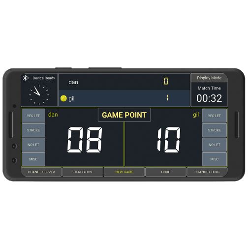 Display device SCORLI including tripod