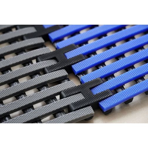 Clip fastening for bath mats set of 10