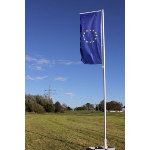 Aluminium Flagpole Type MH with Backdrop System, 6.00 m above ground