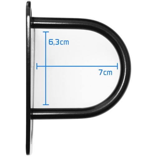Wall anchor for fitness rope