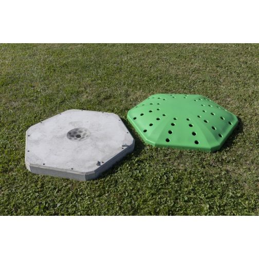 Concrete foundation for Eurotramp® BounceCloud