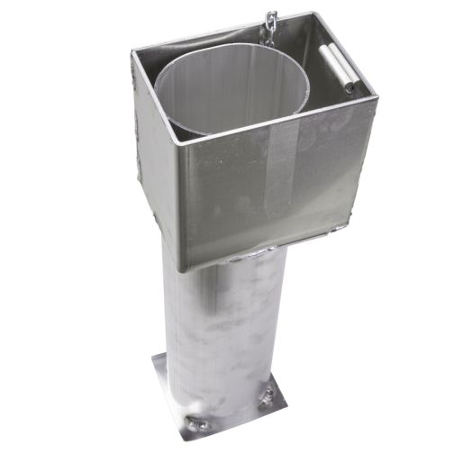 Combination ground sleeve with lid