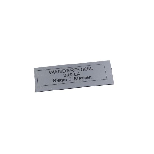 Engraved plate for trophies