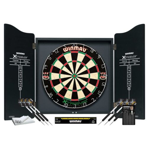 WINMAU® Dartboard Set XTREME including Cabinet