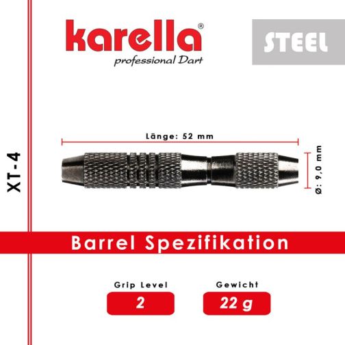 Karella® Steeldarts XT-4 22 g