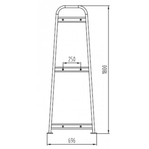 Sveltus® Gymnastics Ball Rack