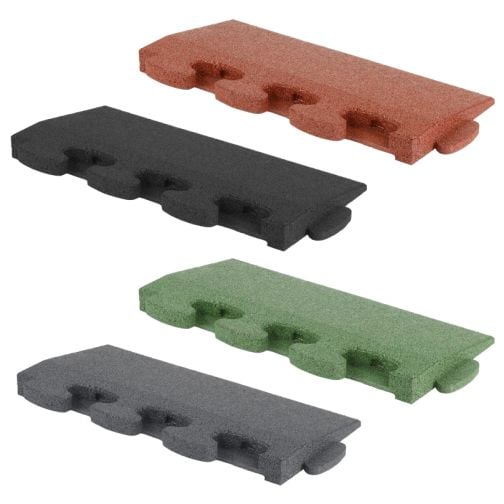Puzzle Mat 3D® Impact Protection and Ball Sports System - Angled Edge Plate