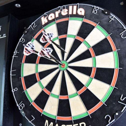 Karella® Dartboard Master incl. Steel Darts