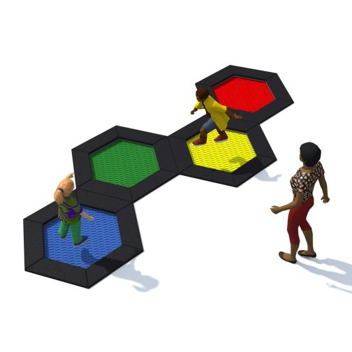 Inter-Play® Hexo 4 Trampoline