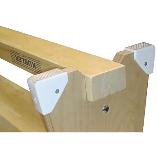 Running bar for gymnastics bench