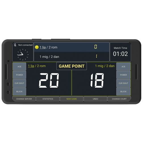 Display device SCORLI including tripod