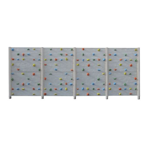 Kübler Sport® climbing wall with slate panel structure, freestanding