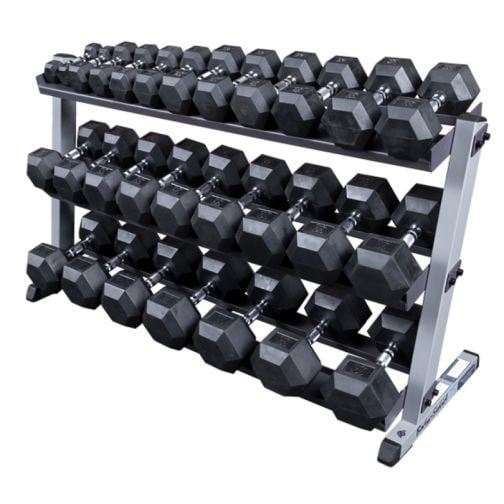 Storage plate for dumbbell rack