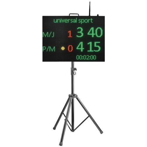Display device SCORLI including tripod