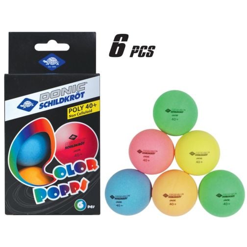 Donic-Schildkröt® Table Tennis Balls Colour Popps