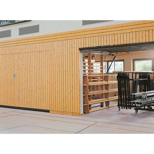 Double-field foldable climbing wall