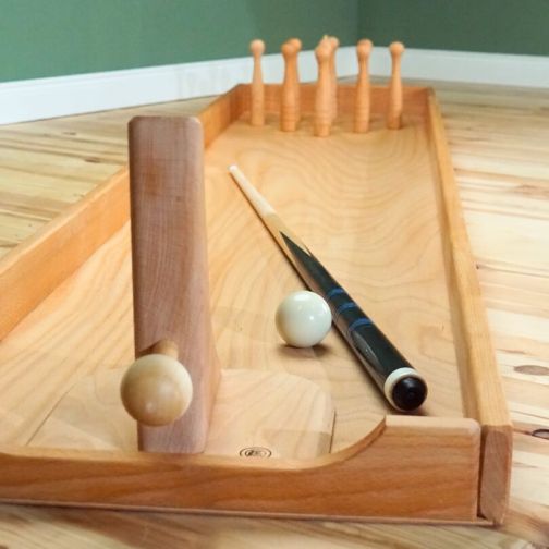 Tabletop bowling alley