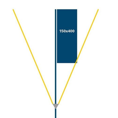 LED Flag Spot Mast Lighting for Masts Ø 90 / 100 mm