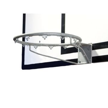 Basketball hoop with 12-point suspension, without net.