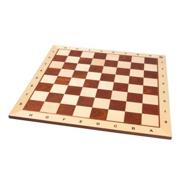 Tournament chessboard made of mahogany and maple
