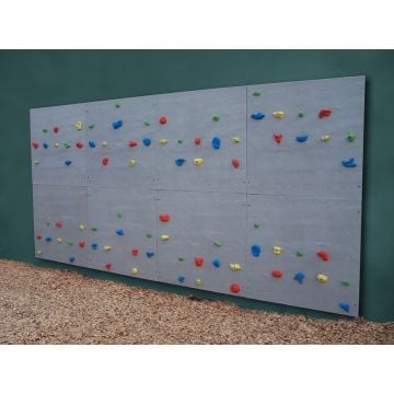 Kübler Sport® Climbing Wall with Slate Plate Structure, Wall Element