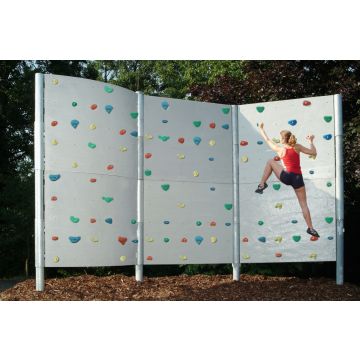 Kübler Sport® Outdoor Boulder Wall made of polymer concrete