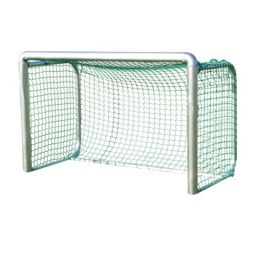 Kübler Sport® Mini training goal with injury-neutral round profile and foldable net brackets