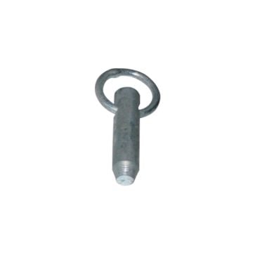 Galvanized plug, with ring and chain