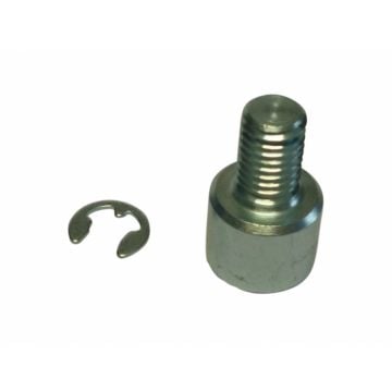 Locking screw with securing ring