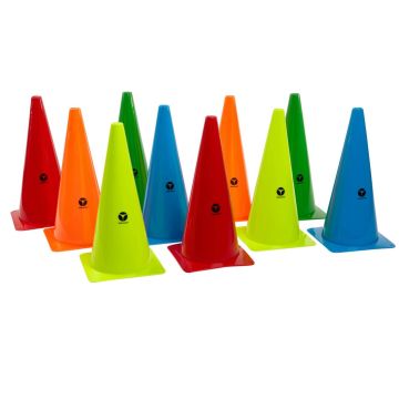 tanga sports® Marker Cones 10-Piece Set MAXI