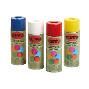 Set of 3 chalk spray cans for sports fields