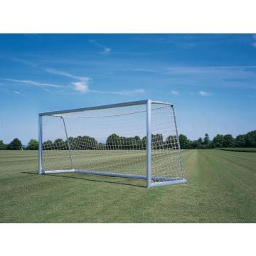 Mobile youth football goal, fully welded.