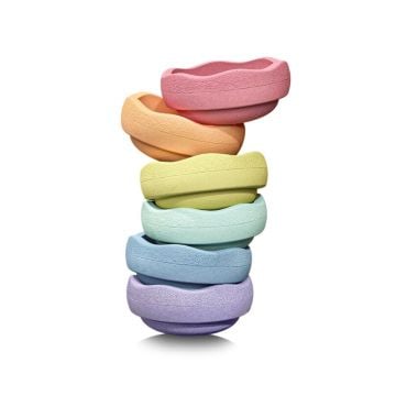 Stapelstein® Original Rainbow Pastel, 6-piece set