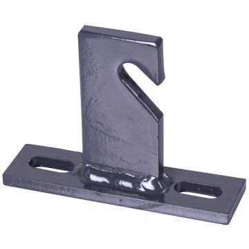 Anchor hook with steel plate