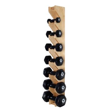 Wall Mount with Dumbbells 0.5 - 5.0 kg