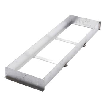 Aluminum mounting frame for springboards.